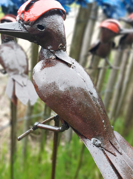 specht metaal tuin prikker steker