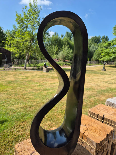 Nesbert Masunda stone sculpture, unique piece, contemporary art