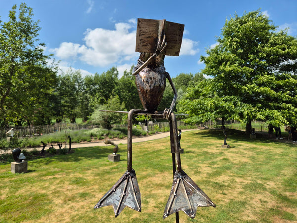Lezende kikker, tuinprikker