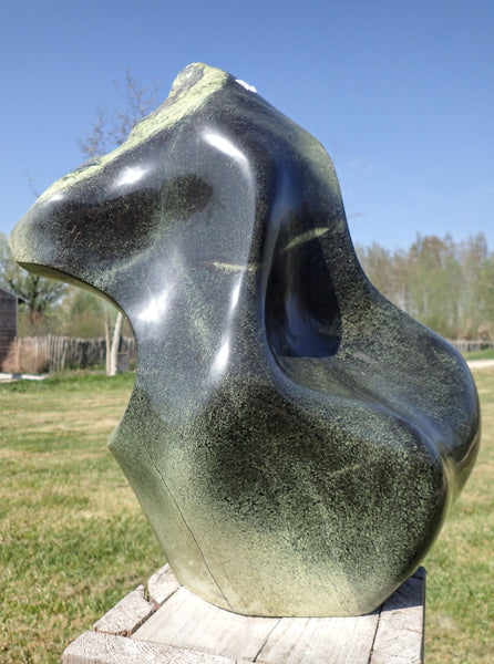 abstract tuinbeeld, beeldhouwwerk, Wereldbeeld Driegoten Hamme