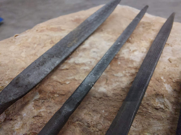 speksteen vijlen, zeepsteen, zachte steen, set 6 stuks