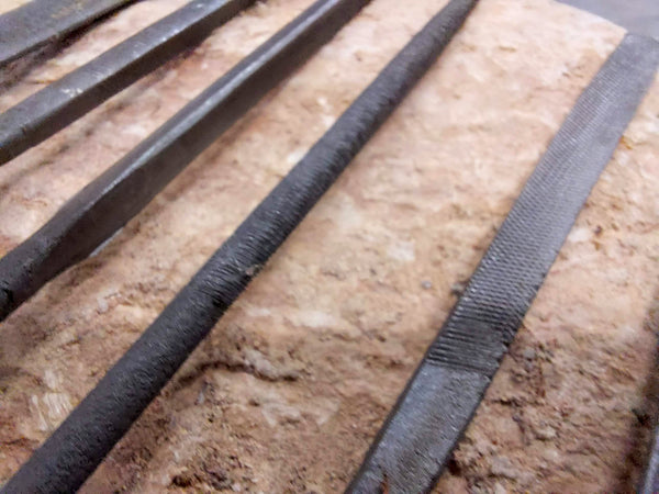 speksteen vijlen, zeepsteen, zachte steen, set 6 stuks