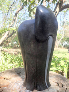 olifant abstract beeld, tuinbeeld, geabstraheerd