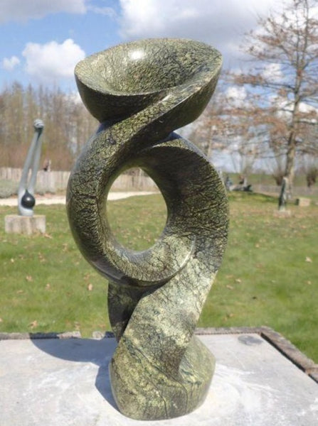 abstract beeldhouwwerk, moderne beeldhouwkunst, kufa, wereldbeeld hamme driegoten