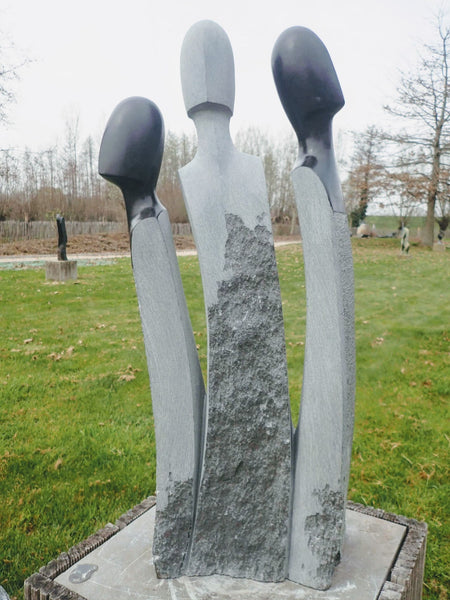 tuinkunst beeld in steen