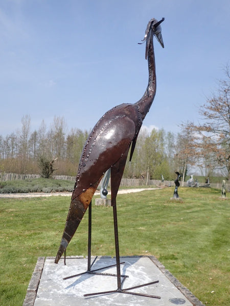Tuinbeeld : reiger 90 cm