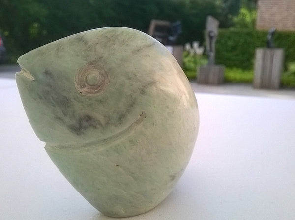 beeldje in turquoise speksteen