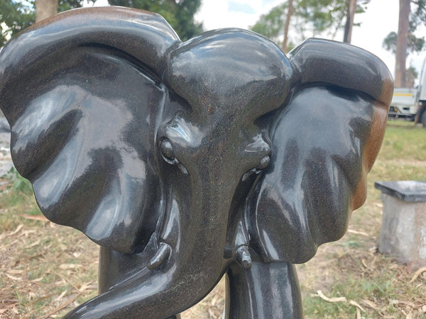 stone statue elephant