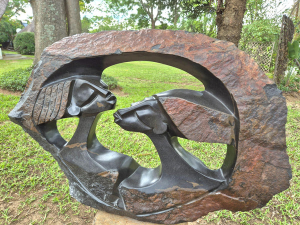 gezichten in steen, Witness Bonjisi, Wereldbeeld hamme, shona art zimbabwe