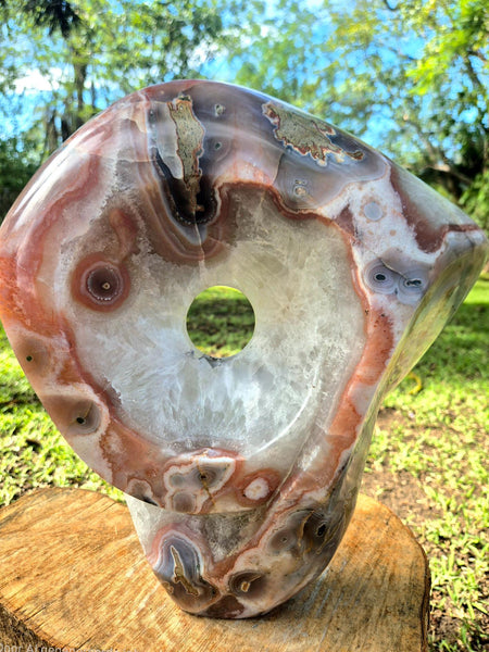 agaat beeld, schitterende kleuren, diepte in abstract beeld
