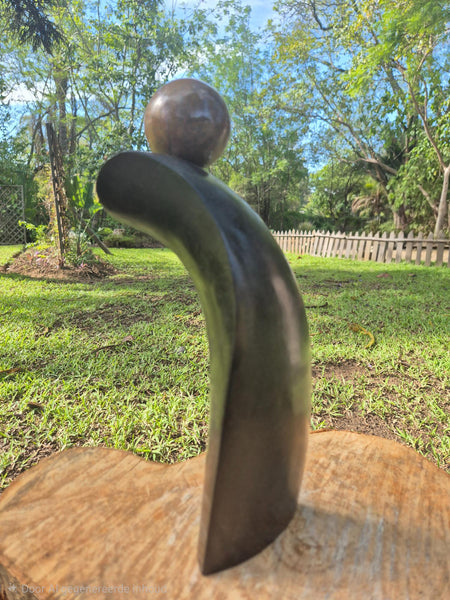 figure in stone, stenen figuur, wereldbeeld driegoten hamme