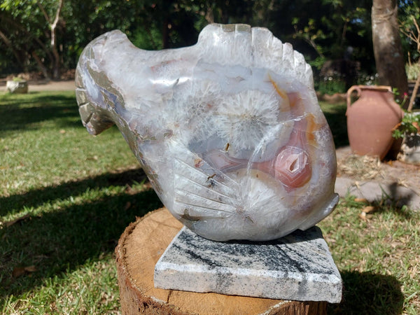 stone fish, unique one off statue