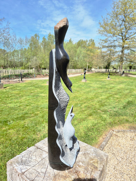 driegoten hamme, beeldentuin en galerij met beelden in steen en metaal voor de tuin en voor binnen