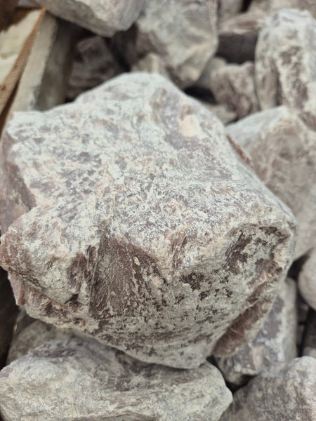 purple soapstone, soft stone for carving, unique colors
