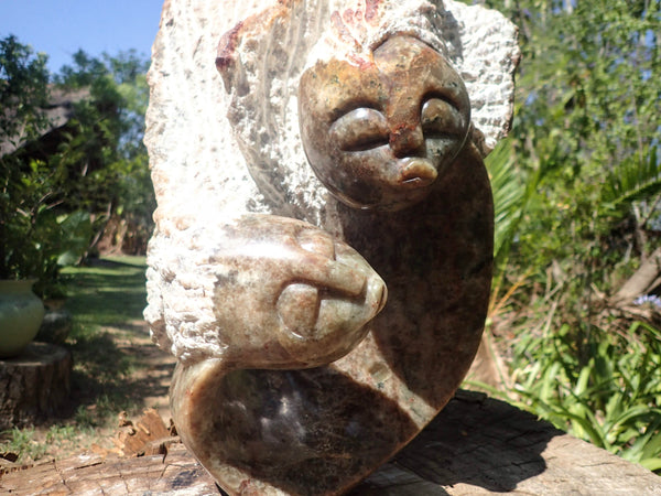 stenen beeld, natuursteen, Donal Chapenga, shona-kunst