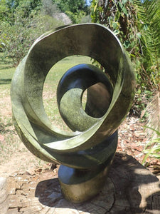 abstract beeld tuinbeelden bij wereldbeeld Hamme