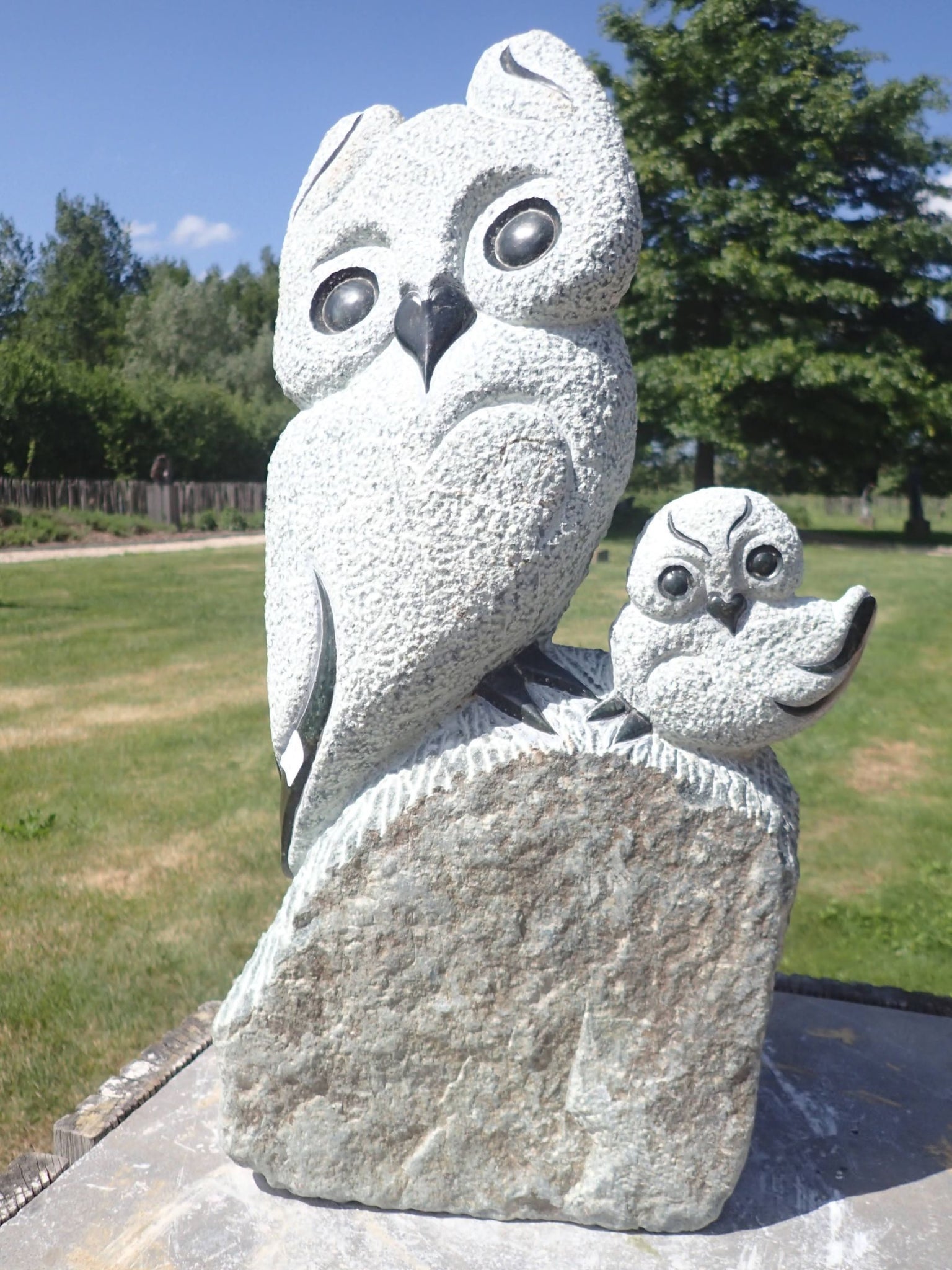 Owl, mother and child