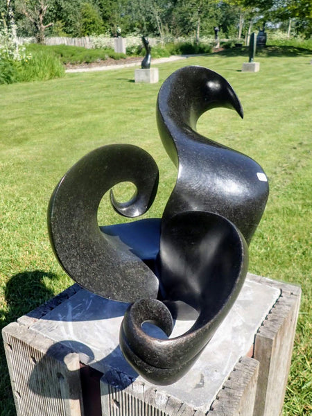abstract sculpture stone