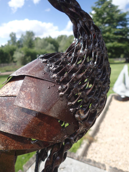 metalen tuin reiger