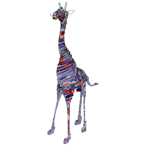 giraf van blikjes